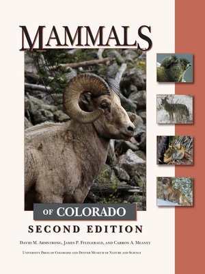 cover image of Mammals of Colorado, Second Edition